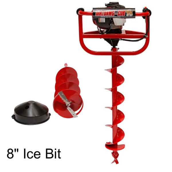 DIRTDAWG-CUB One Man Post Hole Digger with w/ 8" Ice Bit